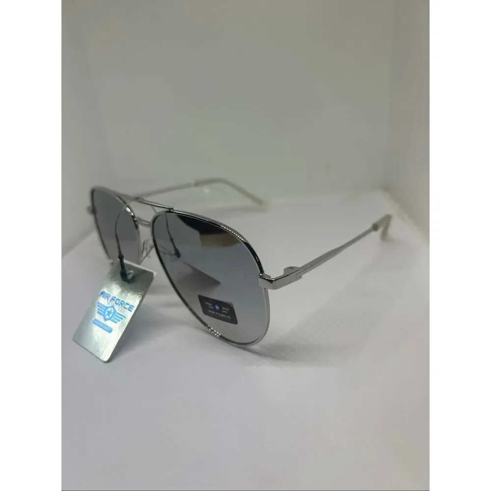 Air Force Mirrored Aviator Series Sunglasses – Classic Pilot Style UV Protection